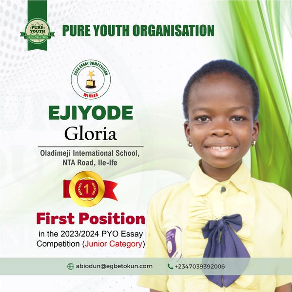 Ejiyode Gloria — 1st, Junior 2023-24