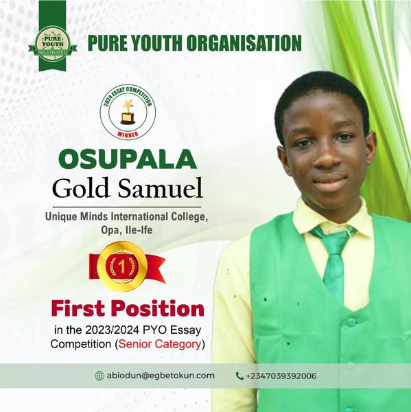 Osupala Gold Samuel — 1st, Senior 2023-24
